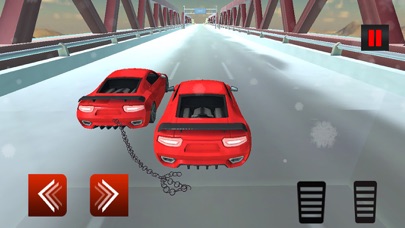 Chained Car Race In Snow screenshot 2