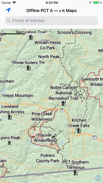 Offline PCT Map, Section A