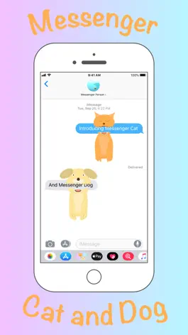 Game screenshot Messenger Cat and Dog apk