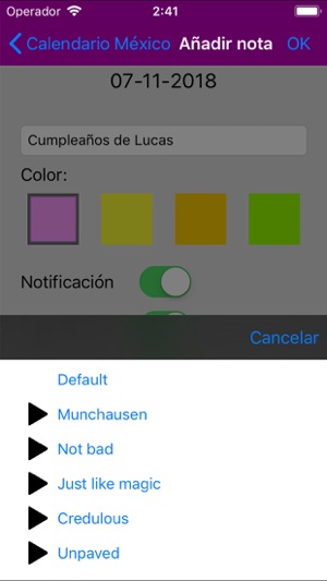 Calendario México 2019 NoAds(圖3)-速報App