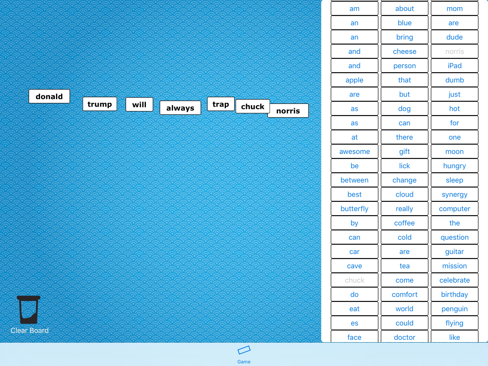 Word Magnets screenshot 2