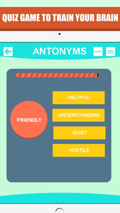 Synonyms & Antonyms Word Quiz screenshot 2
