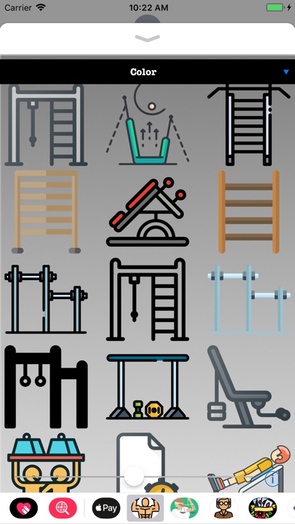 Exercise Workout HD Stickers