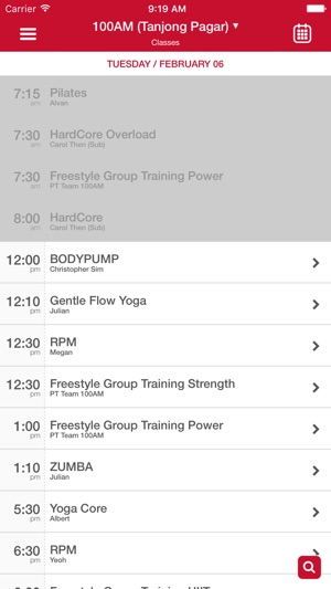 Class Booker Fitness First SG(圖3)-速報App