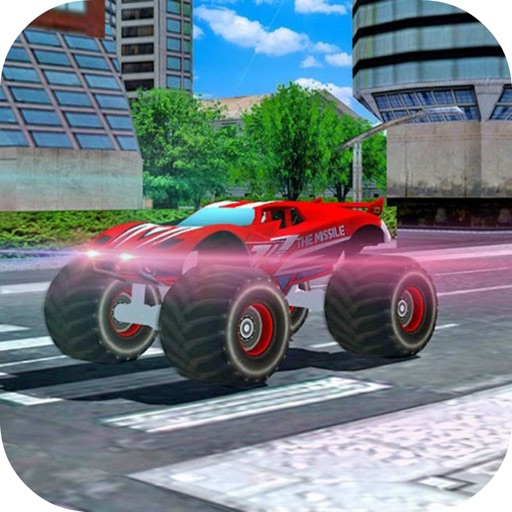 Monster Truck Crazy Stunt Icon