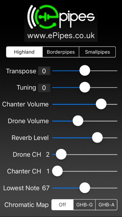 ePipes - MIDI Bagpipes