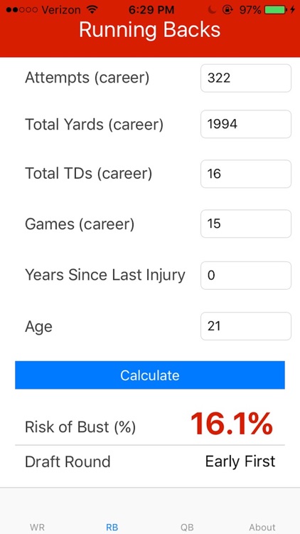 Fantasy Football Draft Calculator
