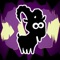 The little goat was walking lightly along the green hills, chewing on the grass and enjoying life