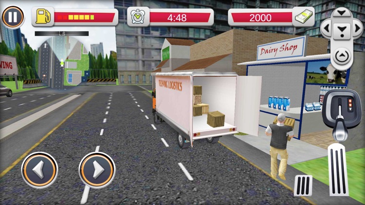 Drive Thru Supermarket 3D - Cargo Delivery Truck