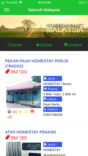 Homestay Bajet Malaysia(圖2)-速報App