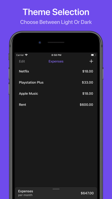 Expense Tracker screenshot 2