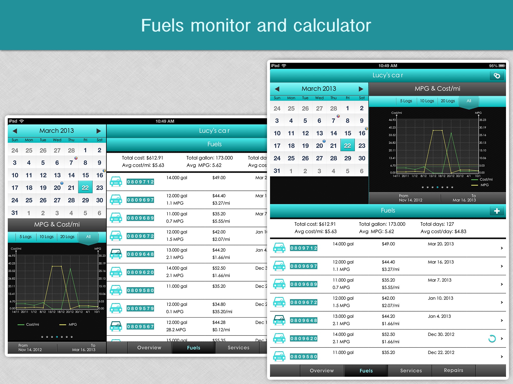 Fuel Monitor Pro screenshot 3