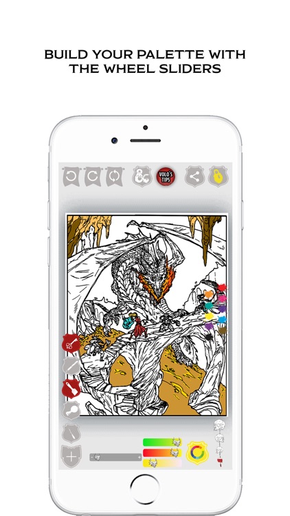 Dungeons & Dragons Coloring App