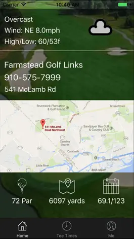 Game screenshot Farmstead Golf Tee Times apk