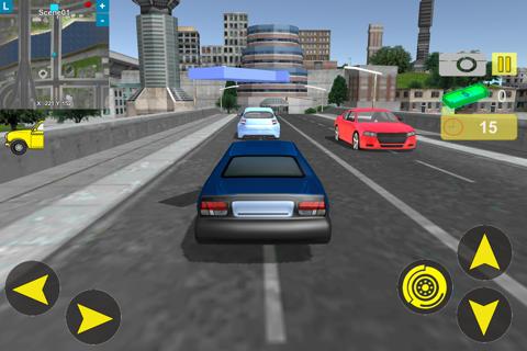 Modern Taxi in City 3D screenshot 3