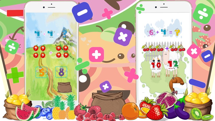 easy learning maths from fruit games
