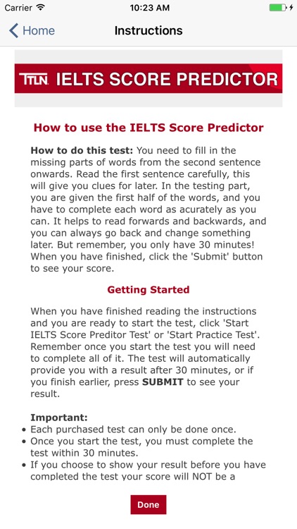 IELTS Score Predictor