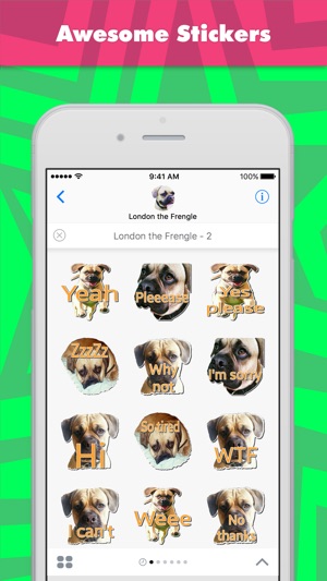 London the Frengle - 2 stickers for iMessage(圖1)-速報App