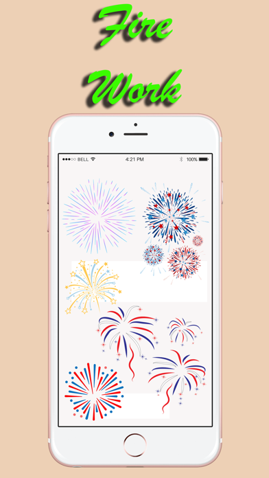 Fireworks Stickers Plus screenshot 3