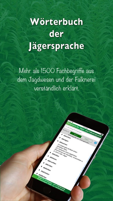 How to cancel & delete Wörterbuch Jägersprache from iphone & ipad 1