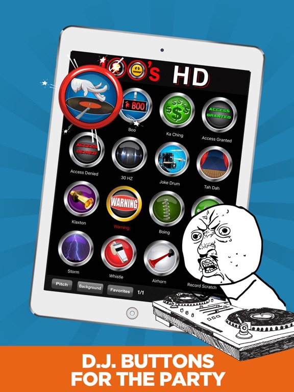 +100 Buttons and Sounds Ultimate HD Lite screenshot