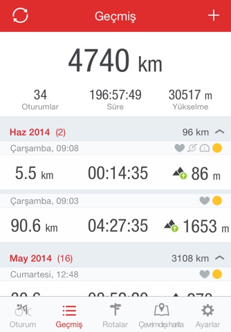 Runtastic Road Bike GPS PRO screenshot 3