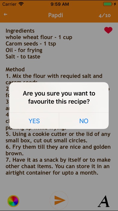 Indian Recipes - Food Reminder screenshot 4