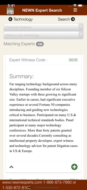 NEWN Expert Witness Search 2(圖2)-速報App