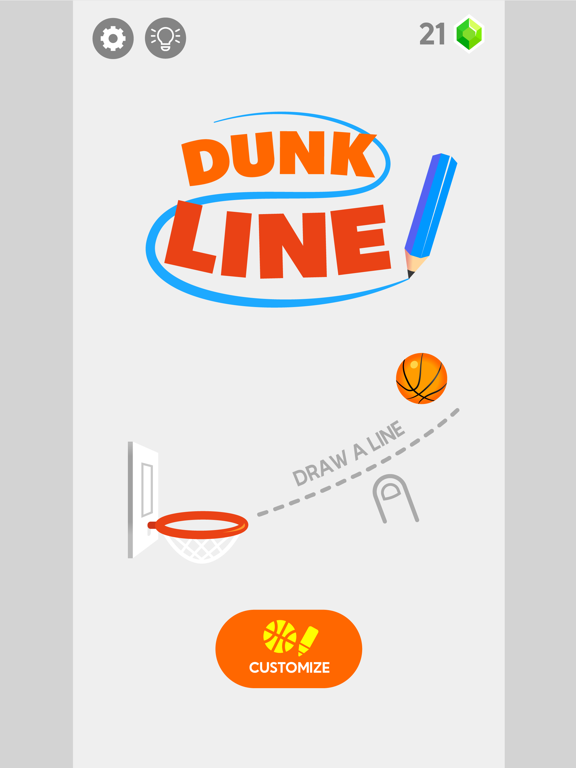 Dunk Line на iPad