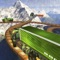 Drive in USA around the hard road tracks on your modern cargo truck