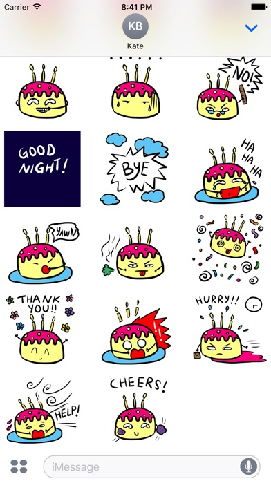 Weird Birthday Cake Emoji screenshot 2