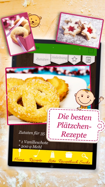 Plätzchen backen mit Kindern