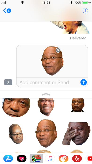 How to cancel & delete SA Political Stickers from iphone & ipad 2