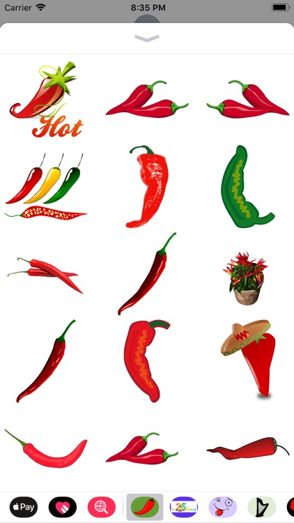 Hot Pepper Stickers