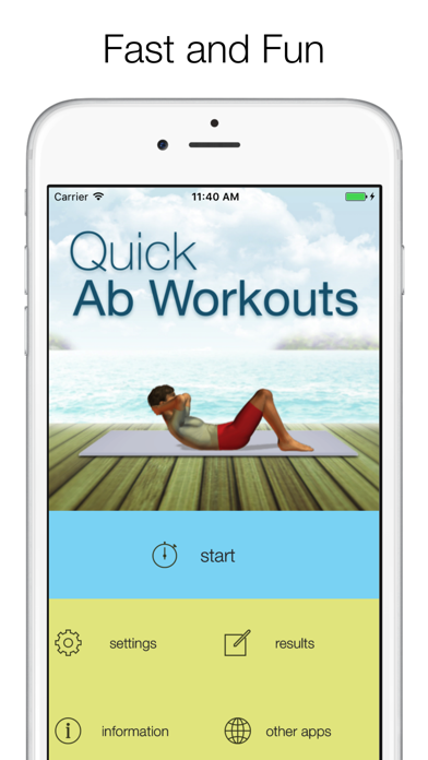 5 Minute Ab Workout - Daily Exercises for your Abs Screenshot 1