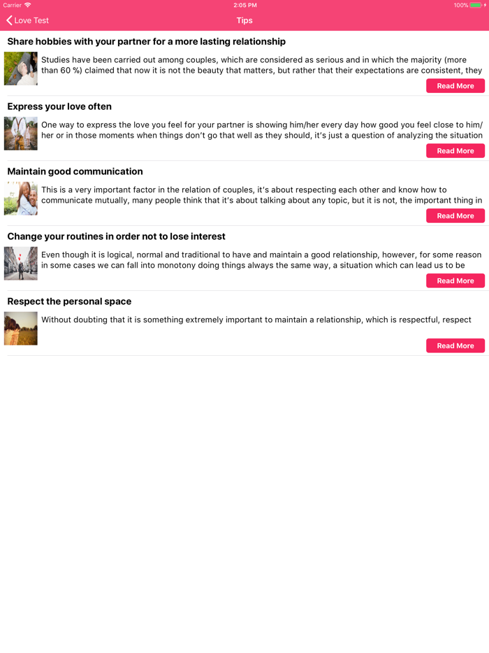 Love test compatibility