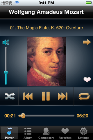 classical music player - master collection screenshot 2