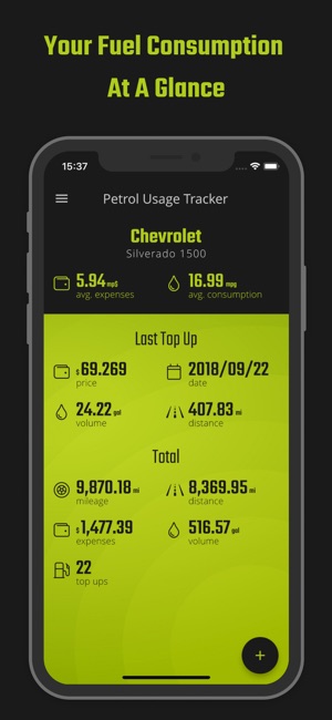 Fuel Usage Tracker