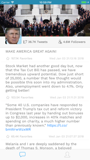 President Trump's Tweets(圖3)-速報App