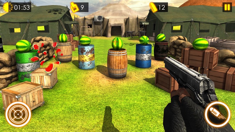 Watermelon Shooting Game 3D screenshot-3