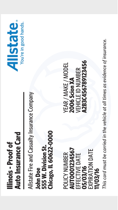 Screenshots of Allstate® Mobile for iPhone