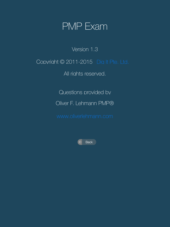 PMP Exam - Oliver Lehmann