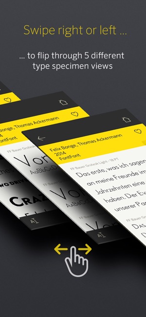 FontBook™ Typeface Compendium Capture d'écran