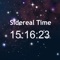 The Sidereal Time App gives the user a simple and quick way to determine: