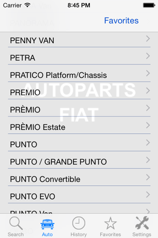 Autoparts for Fiat screenshot 2