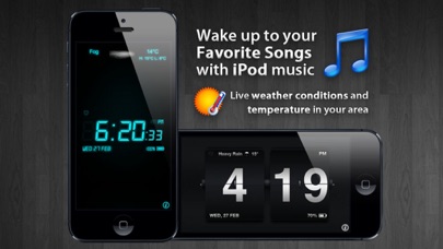 Alarm Clock Rio Free - Music alarm, local weather & more Screenshot 1