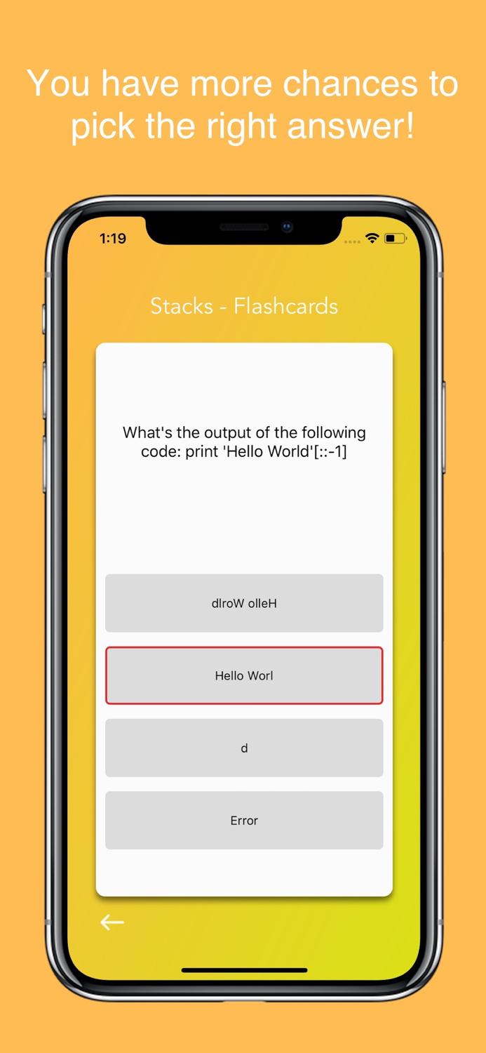 Stacks Flashcards