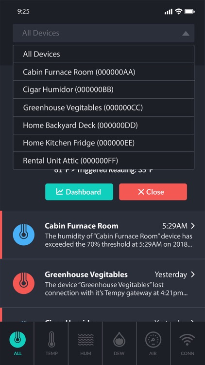 Tempy Alerts