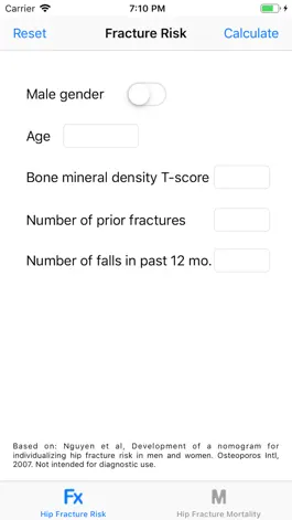 Game screenshot Hip Fracture Risk Calculator mod apk