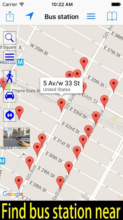 Find Bus Station - Bus Stop